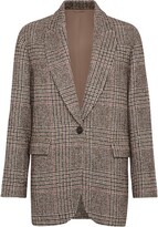 Thumbnail for your product : Brunello Cucinelli Prince of wales blazer