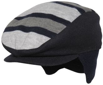 Armani Junior Felt & Knitted Wool Blend Coppola Hat