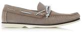 Thumbnail for your product : Dune Bertie Mens BUBBLE Textured Suede Boat Shoe in Taupe