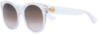 Gucci Eyewear round frame glitter sunglasses