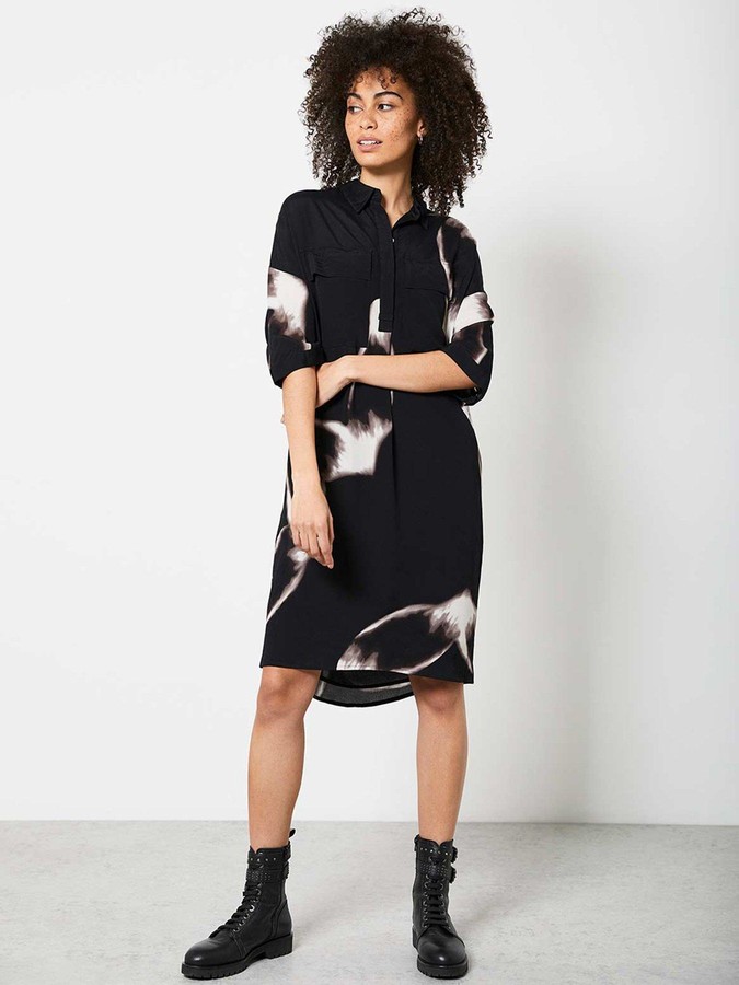 mint velvet black dress