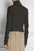 Thumbnail for your product : Rick Owens Washed-leather biker jacket
