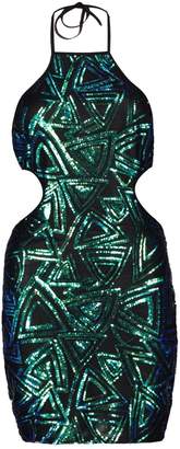 boohoo Sequin Cut Out Detail Bodycon Dress