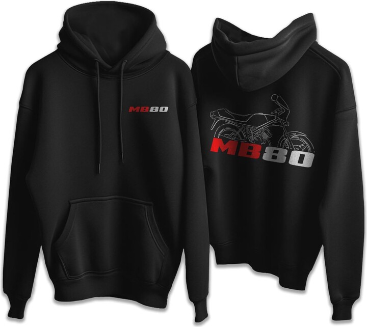 Generic MB50 & MB80 & MB100 (1979-1988) Hoodie - Motorcycle Rider Sweatshirt for Men & Women