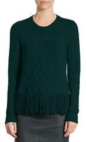 Thumbnail for your product : Akris Punto Fringed-Knit Pullover