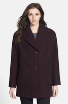 Thumbnail for your product : Kenneth Cole New York Textured Wool Blend Walking Coat (Online Only)
