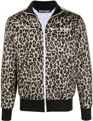 Palm Angels Leopard Track Jacket - ShopStyle