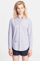 Thumbnail for your product : Band Of Outsiders Fine Stripe Cotton Boyfriend Shirt