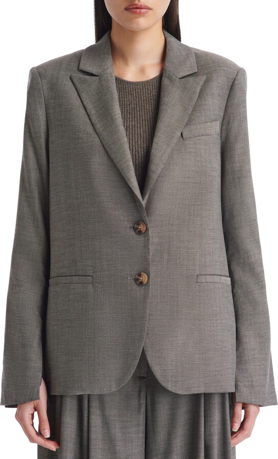 TWP Wool Blend Boyfriend Blazer