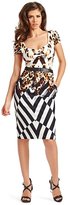 Thumbnail for your product : GUESS by Marciano 4483 Tiffany Animal-Print Engineered Dress