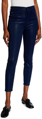 Navy Coated Jeans Women | Shop the world's largest collection of fashion |  ShopStyle
