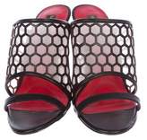 Thumbnail for your product : Charles Jourdan Lennox Leather Wedges