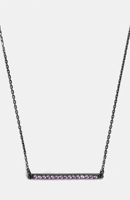 BaubleBar Pavé Line Pendant Necklace