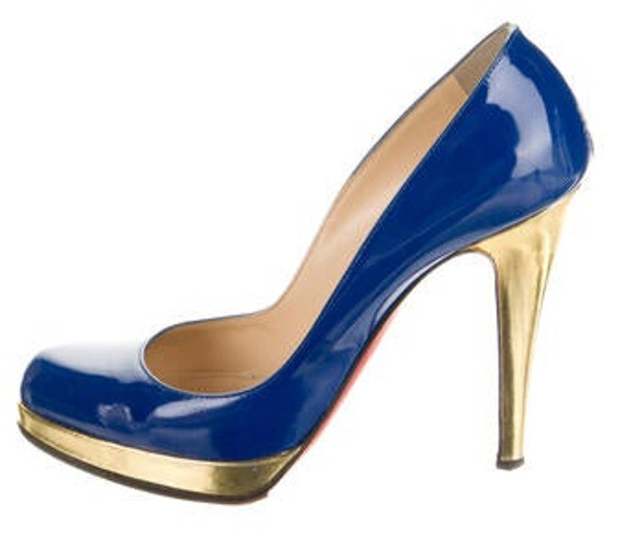 Christian Louboutin Blue Women's Pumps | Shop the world's largest of fashion | ShopStyle