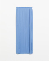 Thumbnail for your product : Zara 29489 Long Fine Pleat Skirt