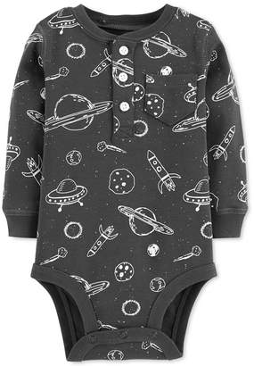 Carter's Carter Baby Boys Space-Print Cotton Bodysuit
