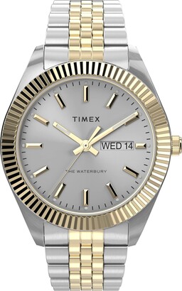 Timex Men's Waterbury Legacy Day-Date 41mm TW2V17400VQ Quartz Watch -  ShopStyle