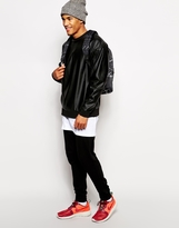 Thumbnail for your product : ASOS Oversized Sweatshirt In Leather Look