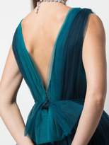 Thumbnail for your product : Marchesa ombré textured dress