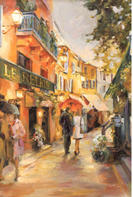 Red Barrel Studio Paris Walk In The Evening Crop