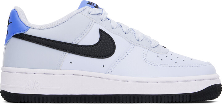 Nike Kids Blue & Black Air Force 1 Sneakers