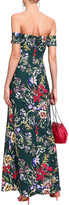 Thumbnail for your product : Sachin + Babi Galiana Off-the-shoulder Floral-print Stretch-crepe Gown