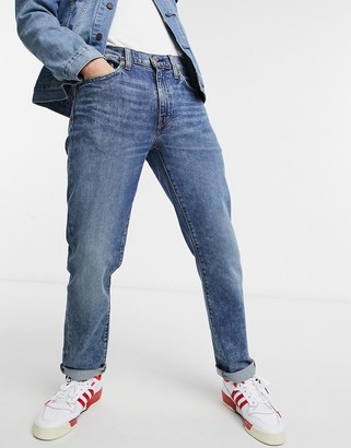Levi's 511 slim fit jeans in road dust flex stretch dark indigo worn in mid  wash - ShopStyle
