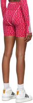 Thumbnail for your product : adidas x IVY PARK Pink Monogram Cycling Shorts
