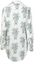 Thumbnail for your product : Desmond & Dempsey Howie pineapple-print shirt