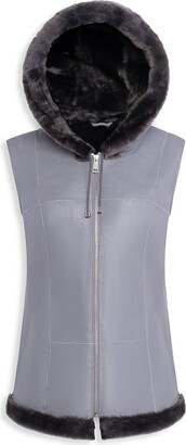 Wolfie Fur Made For Generations™ Shearling Hooded Vest