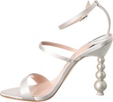 Thumbnail for your product : Sophia Webster Rosalind Pearl Satin Sandal