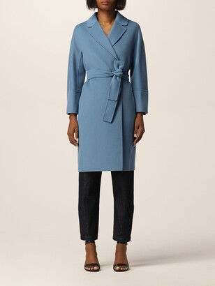 max mara blue coat