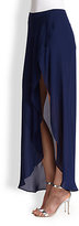 Thumbnail for your product : Haute Hippie Silk Maxi Skirt/Shorts