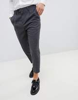 Thumbnail for your product : Twisted Tailor tapered fit pant with pleat in pinstripe