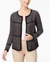 Thumbnail for your product : Charter Club Cotton Mixed-Print Open-Front Cardigan, Created for Macy's