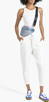 Thumbnail for your product : Nili Lotan Nolan cropped French cotton-terry track pants