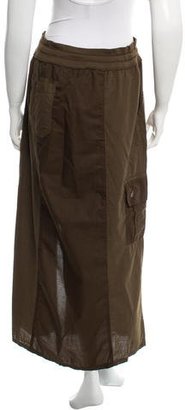 Burning Torch Olive Maxi Skirt w/ Tags