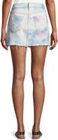 Thumbnail for your product : Hudson Vivid Bleached Viper Denim Mini Skirt