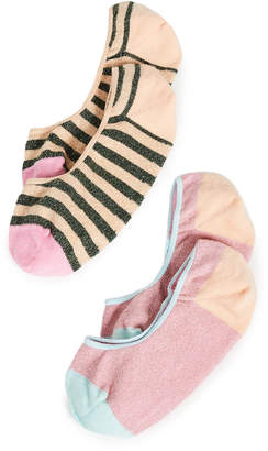 Hysteria By Happy Socks 2 Pack Claudia Invisible Socks