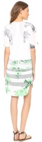 Thumbnail for your product : Tibi Short Sleeve Dress with Mesh Insets