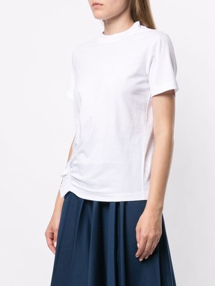 CK Calvin Klein asymmetrical rouche T-shirt