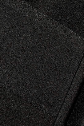 The Row Loeb Satin Shirt Dress - Black