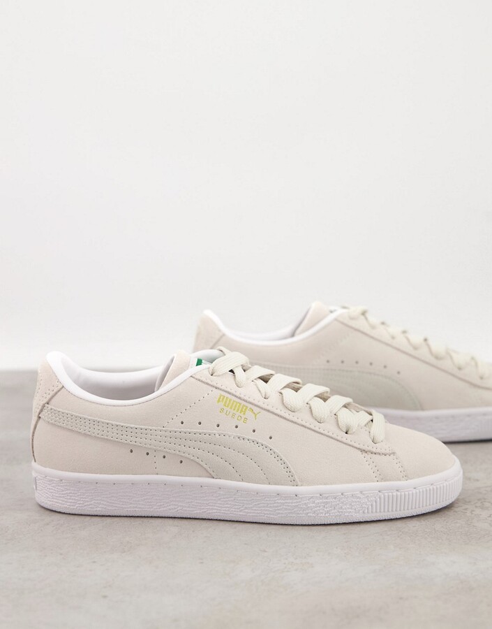 puma sneakers suede white