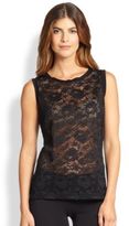 Thumbnail for your product : Cosabella Never Say Never Sheer Lace Tank