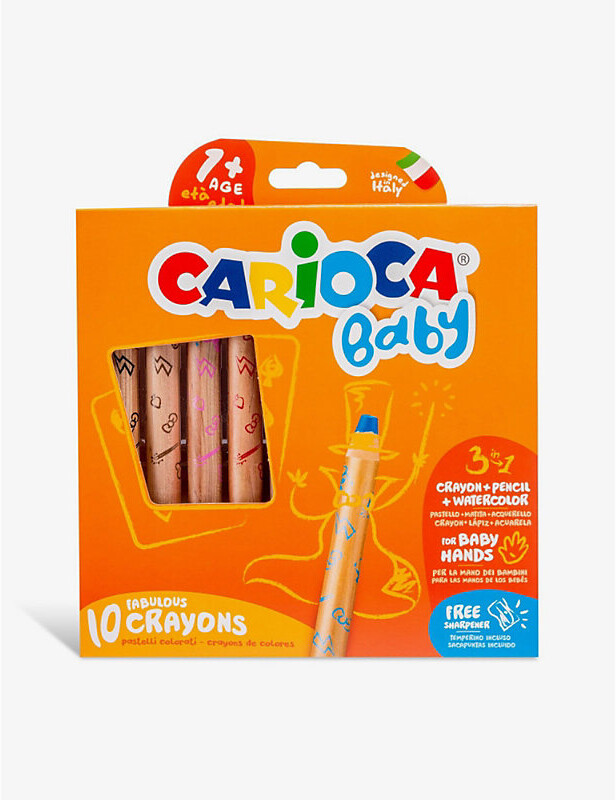 Carioca Baby 3 in 1 Crayons set of 10 - ShopStyle Arts & Crafts Toys
