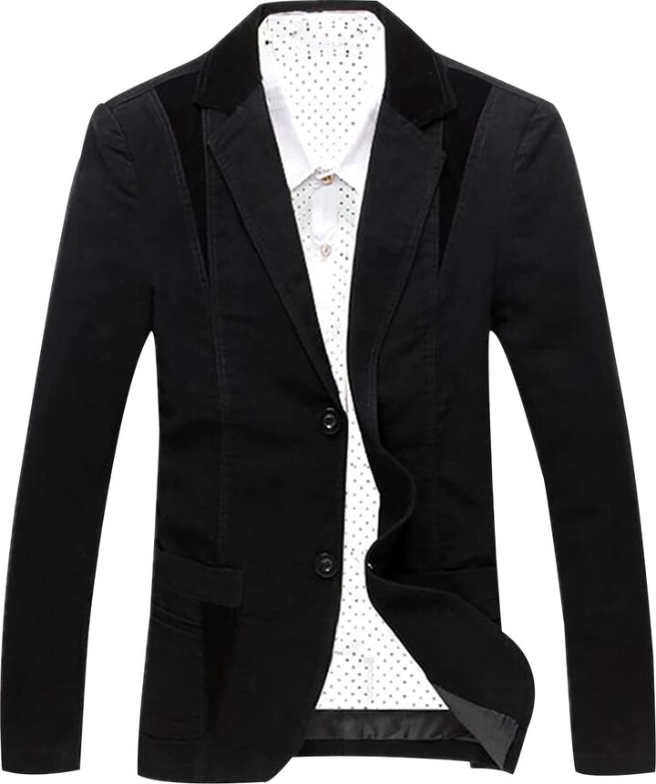 OADOBKICE Office Mens Blazers Blazer Work Mens Lightweight Office