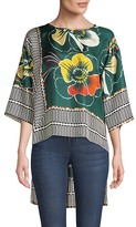 Thumbnail for your product : Beatrice. B Printed High-Low Blouse
