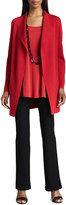 Thumbnail for your product : Eileen Fisher Silk-Cotton Interlock Long Jacket, Women's