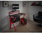 Thumbnail for your product : Lloyd Pascal Rogue Compact Gaming Desk - Black/Red