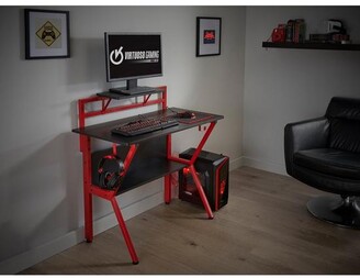 Lloyd Pascal Rogue Compact Gaming Desk - Black/Red